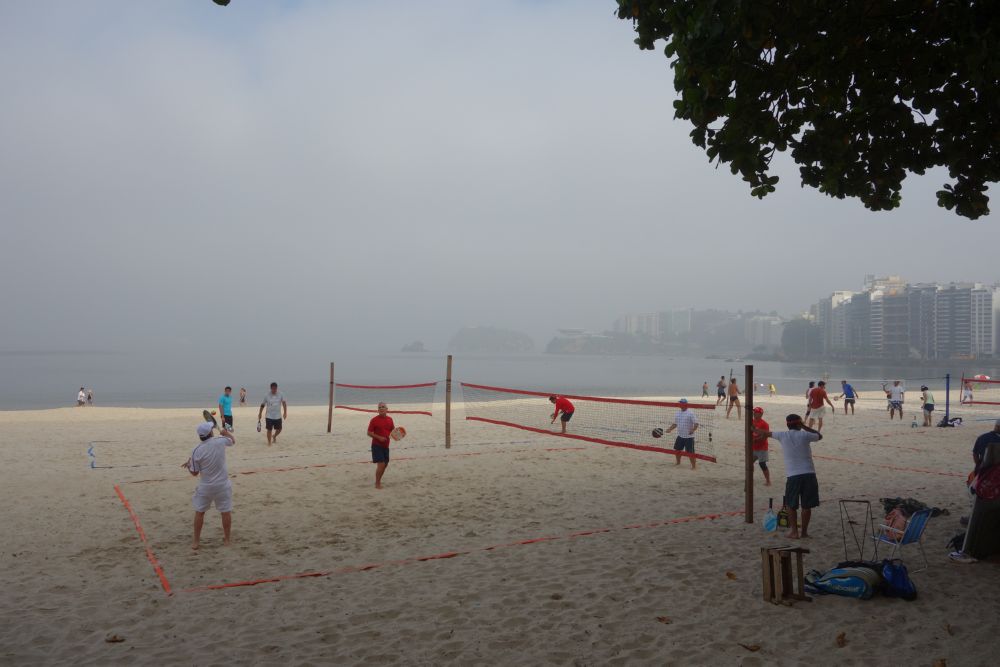 More beach games.