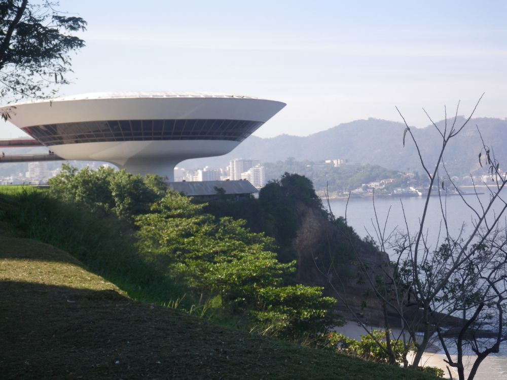 Looking back on the museum.