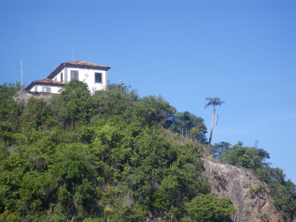 View of the back of the Boa Vagem church form our stretching point.