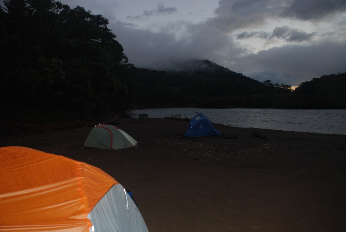 Tents - evening