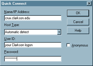 WS_FTP Connection